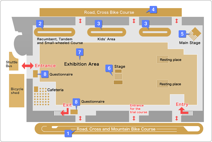 Map of Makuhari Messe