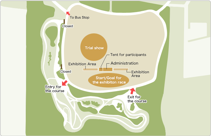 Map of MAKUHARI SEASIDE PARK MTB Course