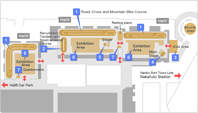 Map of INTEX OSAKA