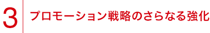 3.プロモーション戦略のさらなる強化