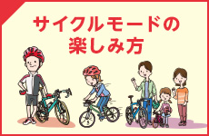 サイクルモードの楽しみ方
