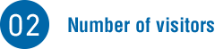 02 Number of visitors