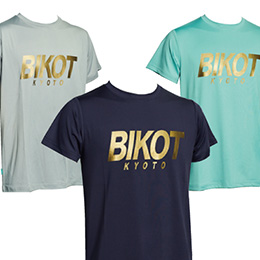 BIKOT ドライTシャツ　GOLD LOGO