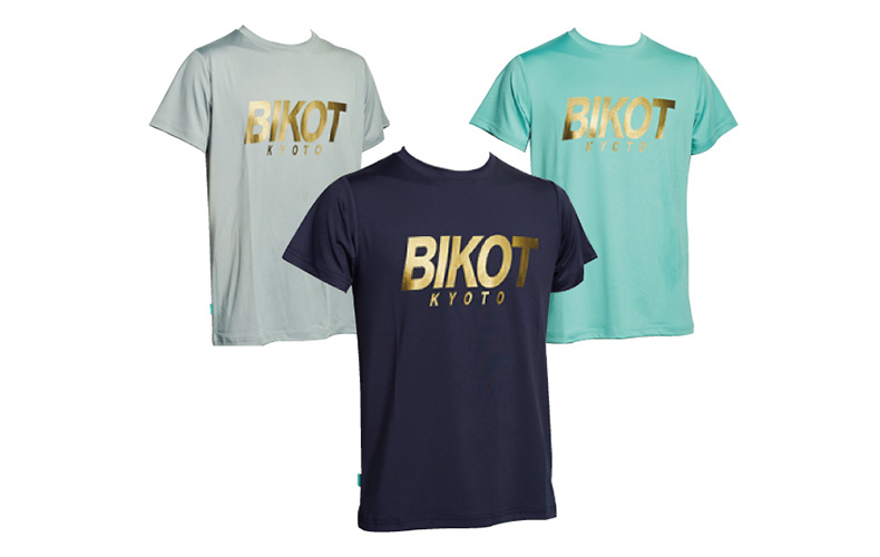 BIKOT ドライTシャツ　GOLD LOGO