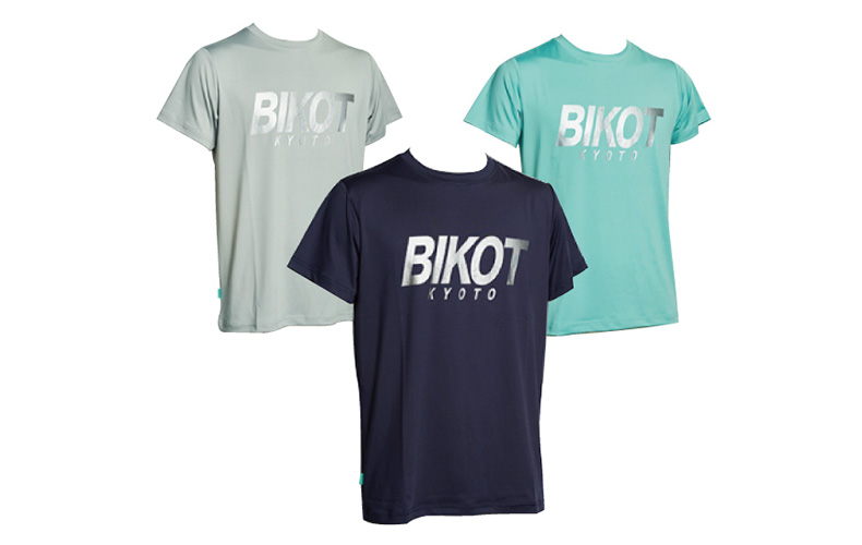 BIKOT ドライTシャツ　SILVER LOGO