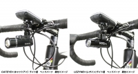 アウトフロントバイクマウント　OPTION取付例