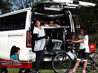宝物のバイクと車中泊！通勤や買い物もOK