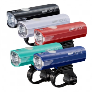 約300ルーメンのバッテリー一体充電式ライト「アンプ300N」